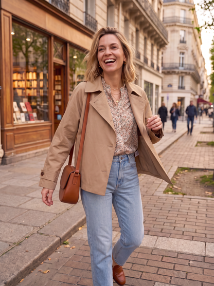 Veste Maëline - Trench Choco