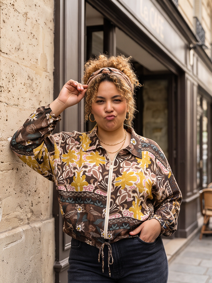 Veste Michèle - Imprimé Fleuri