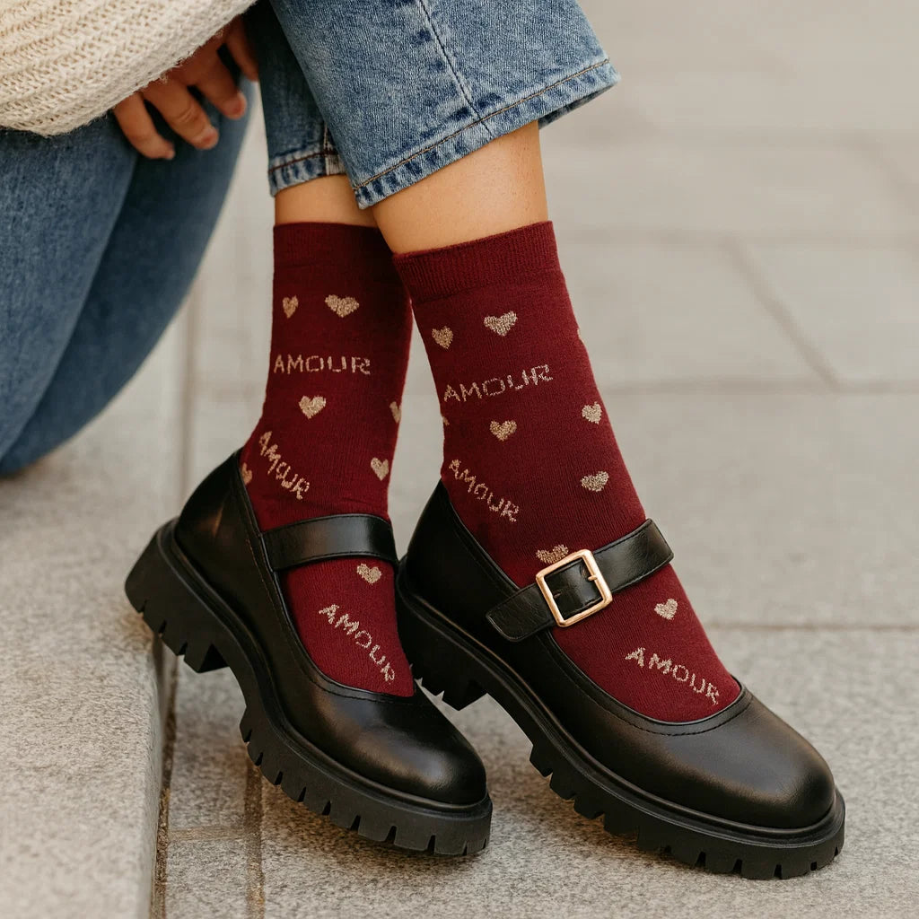 Chaussette Amour Doré