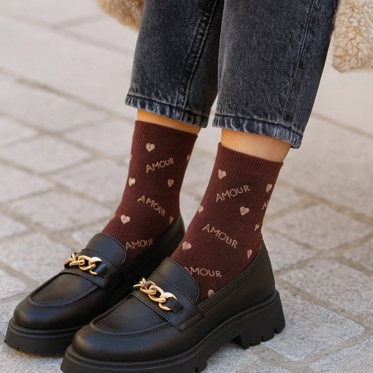 Chaussette Amour Doré