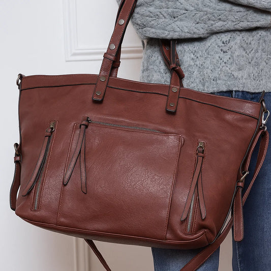 Cabas Souple Marron
