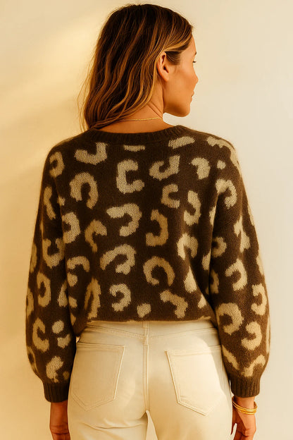 Pull Léopard Chaud
