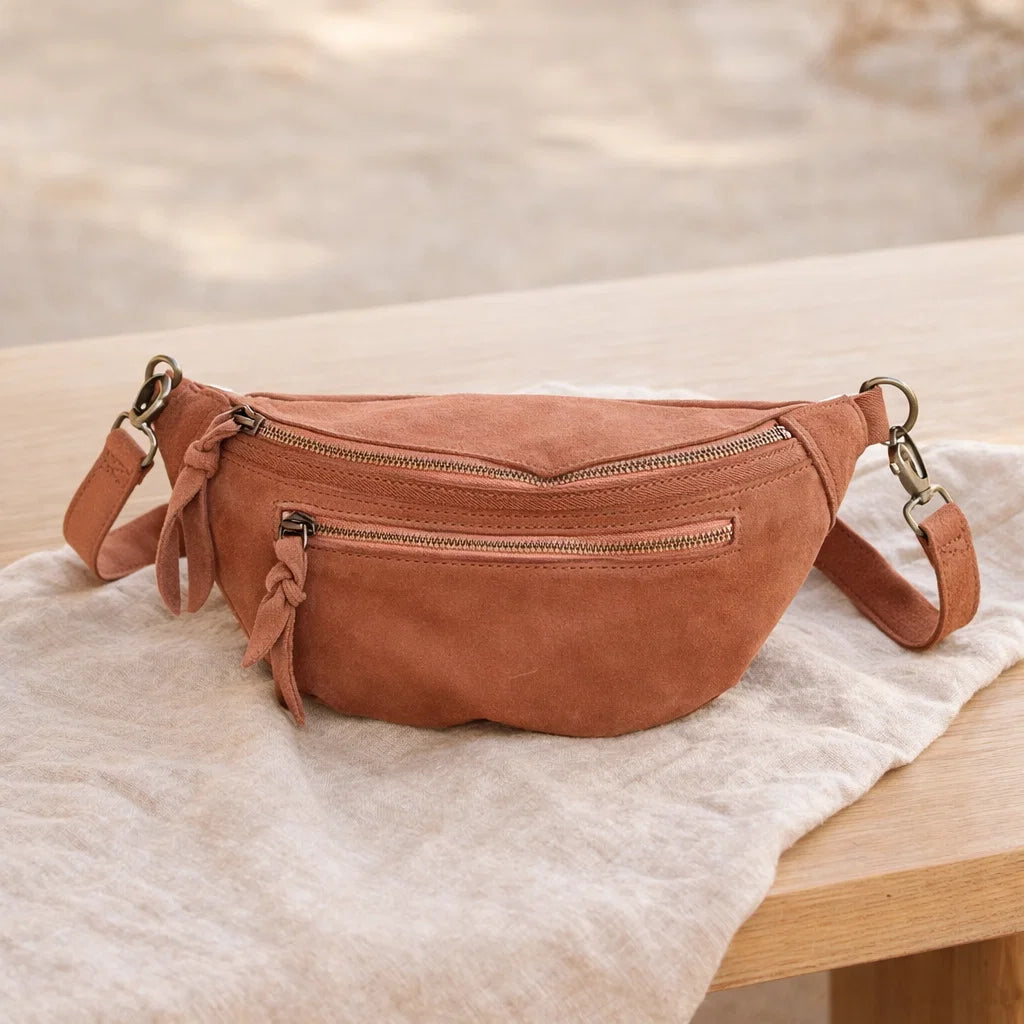 Banane en Cuir Daim