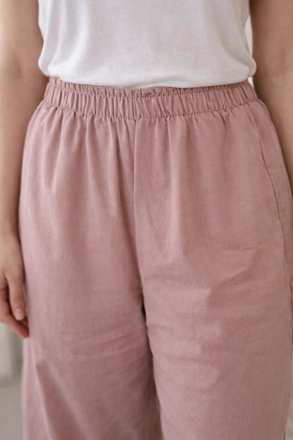 Pantalon Barrel Coton