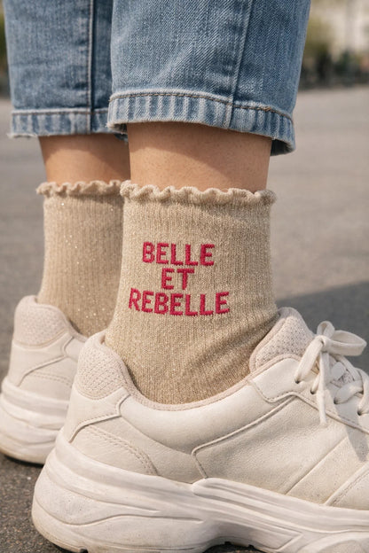 Chaussettes Belle et Rebelle
