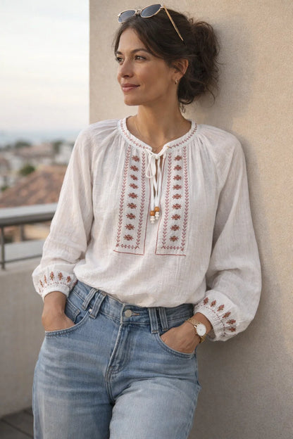 Blouse Ethnique Femme