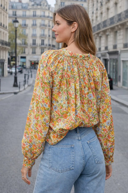 Chemise Fleurs Vintage