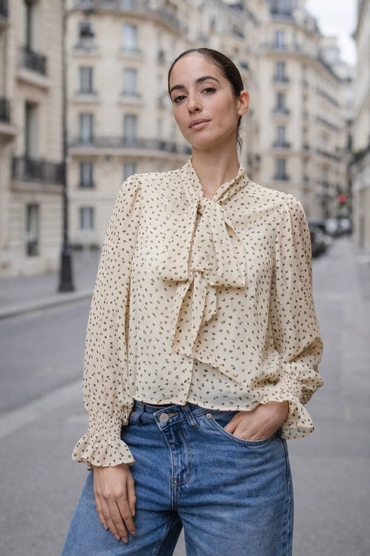 Blouse Pois Raffinée