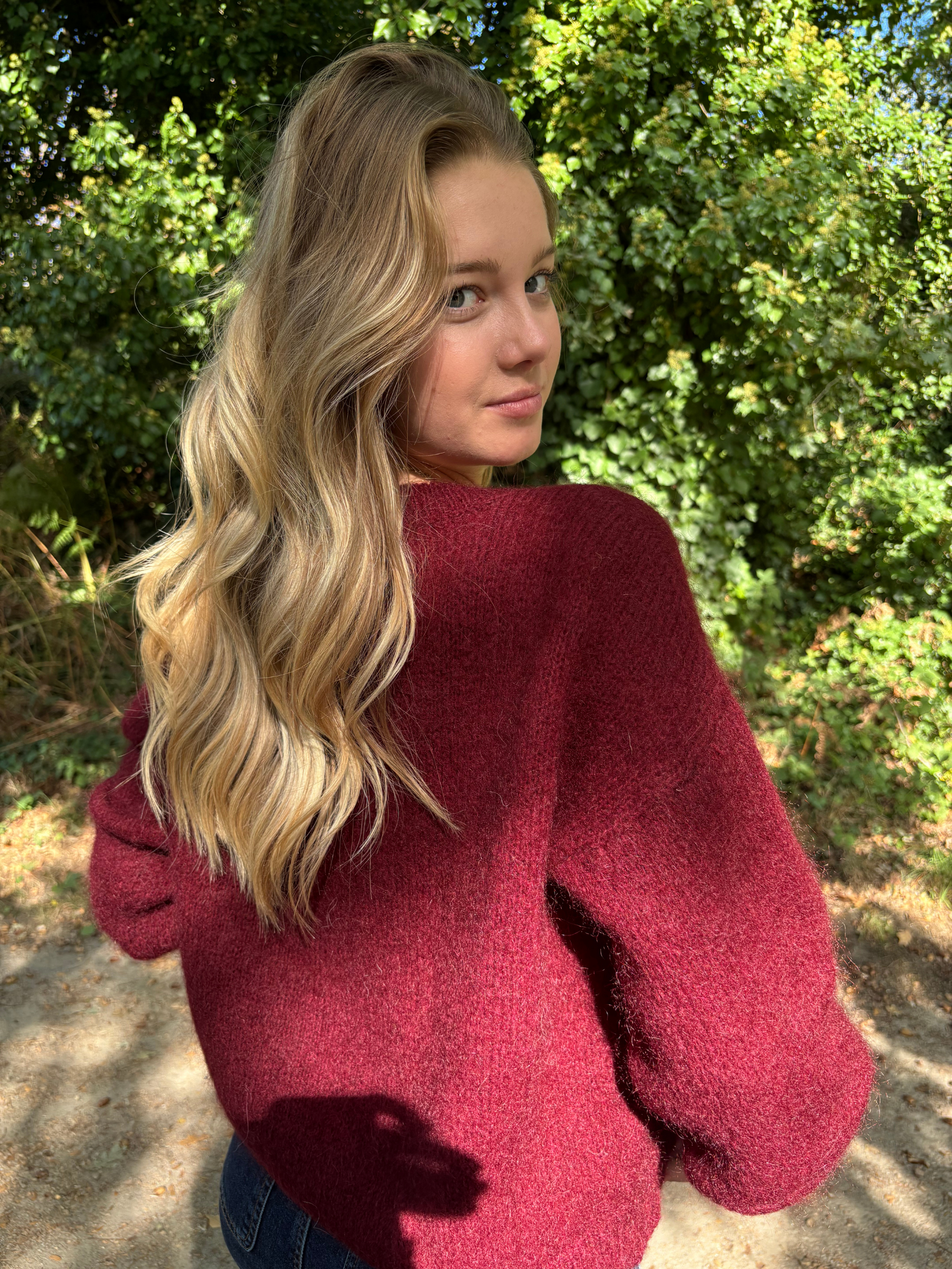 Pull en mohair et laine taille unique
