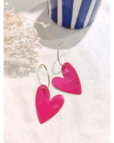 Boucles d'oreilles Coeur