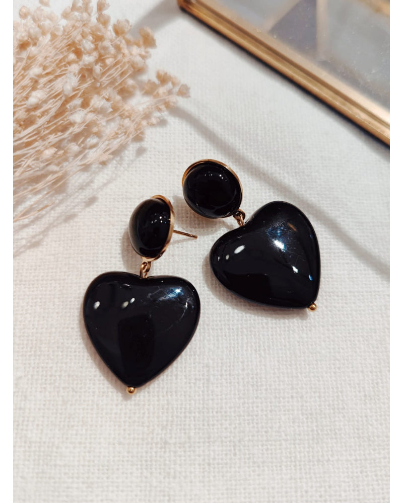 Boucles Coeur Résine