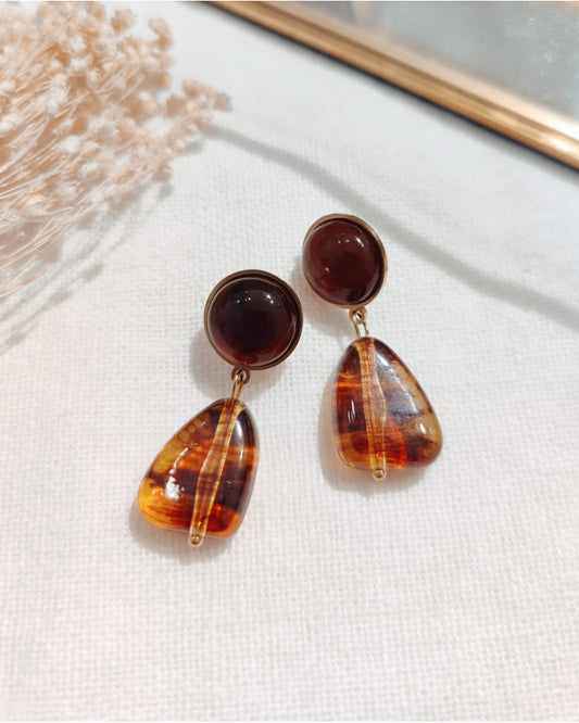 Boucles d'Oreilles Galet