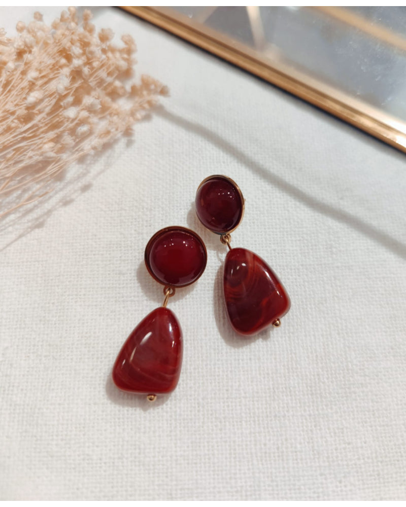 Boucles d'Oreilles Galet