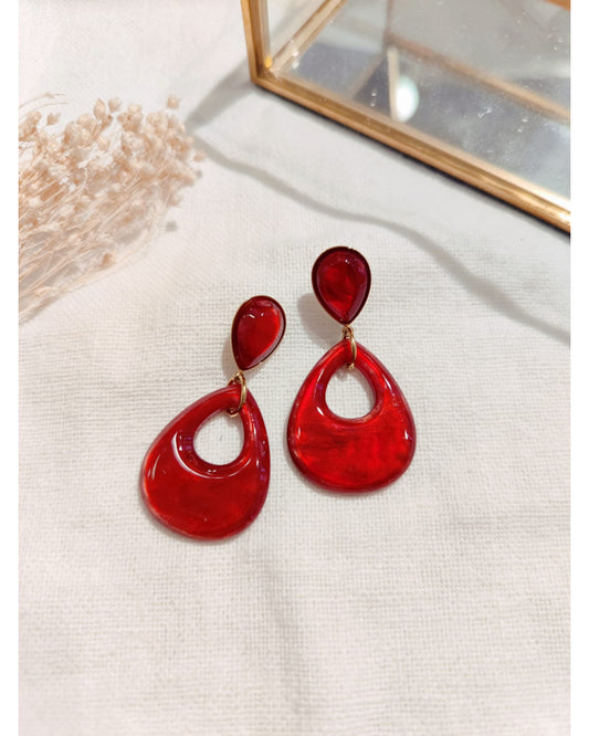 Boucles Gouttes Marbrées