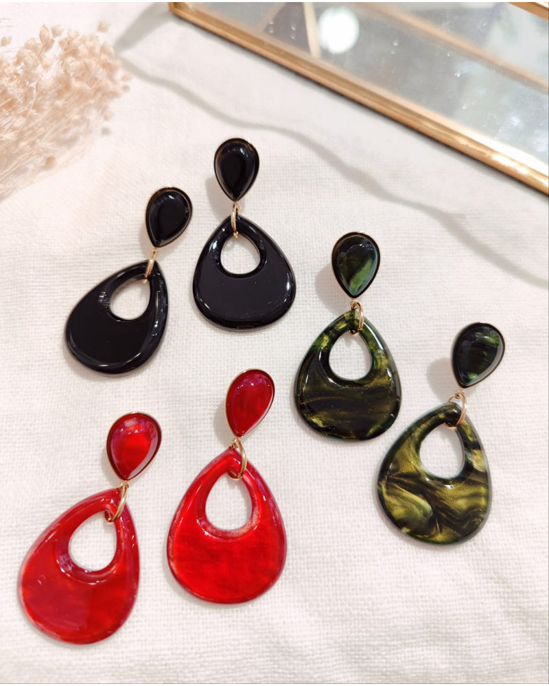 Boucles Gouttes Marbrées