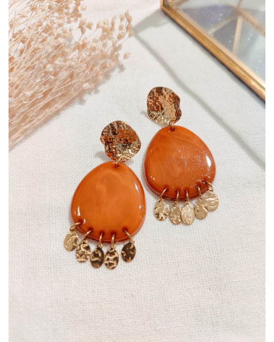 Boucles d'Oreilles Ovales Pampilles