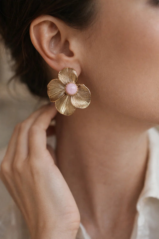 Boucles Pétales Dorées