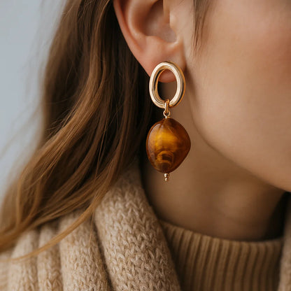 Boucles Galet Résine