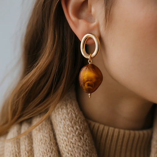 Boucles Galet Résine