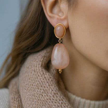 Boucles Goutte Résine