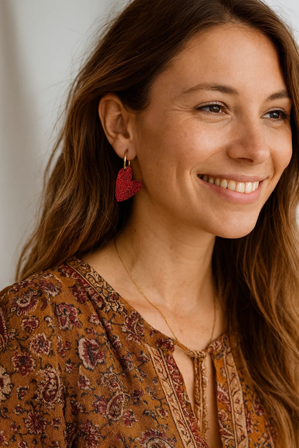 Boucles Cœur Pailleté