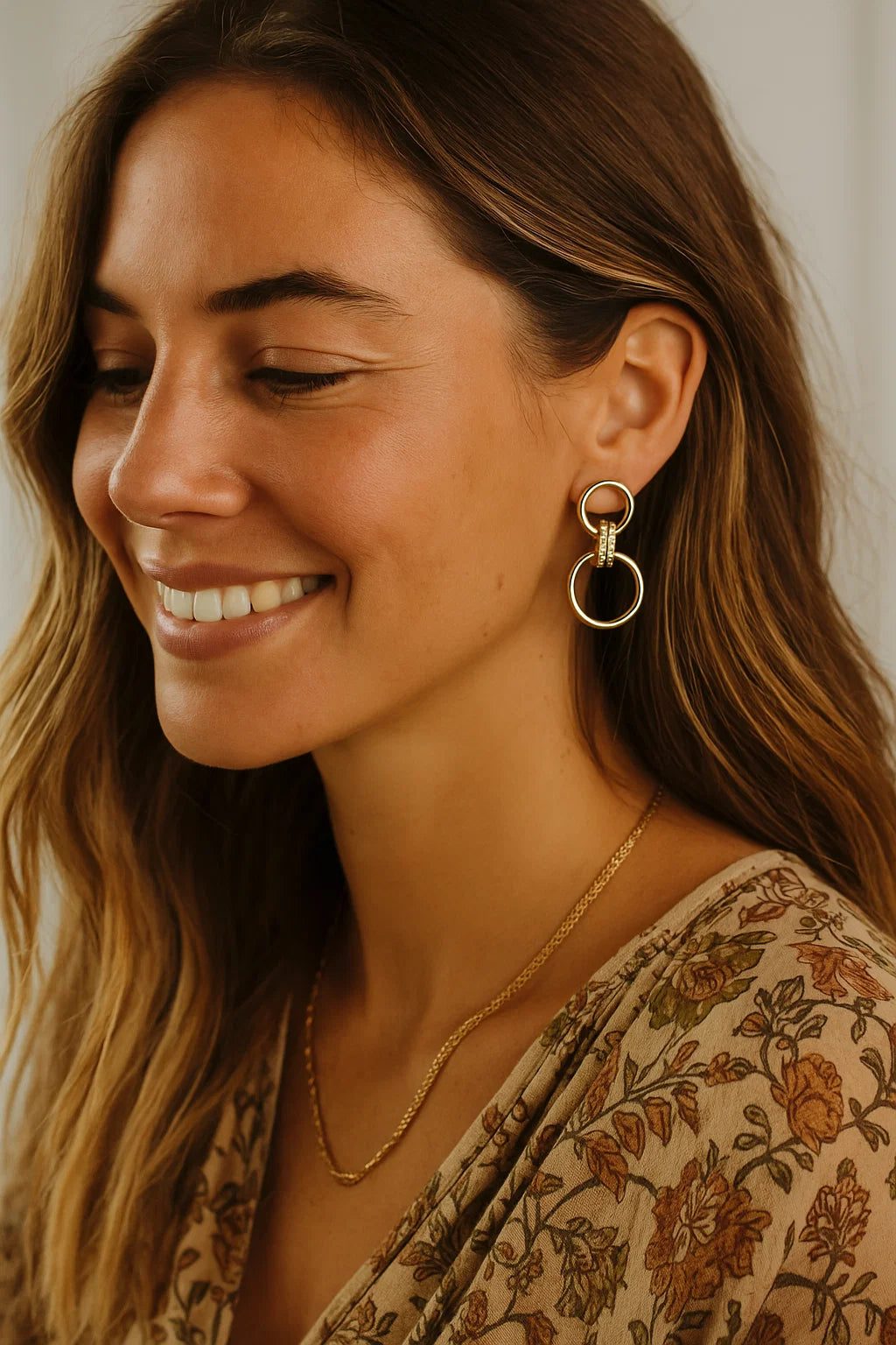 Boucles Fines Dorées