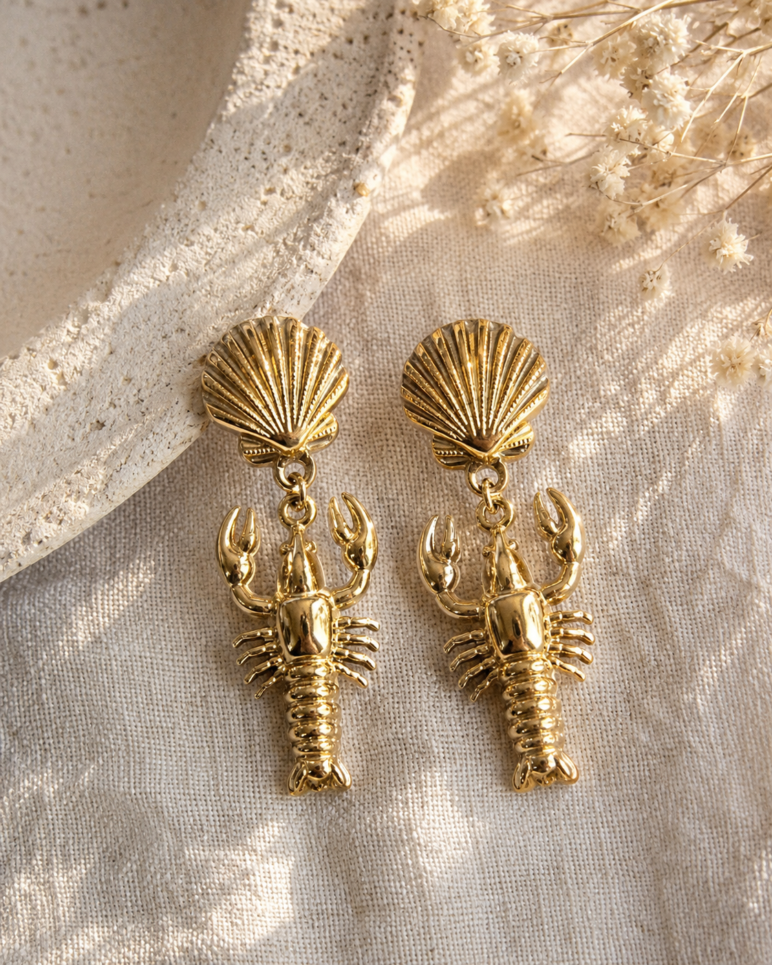 Boucles Homard Doré