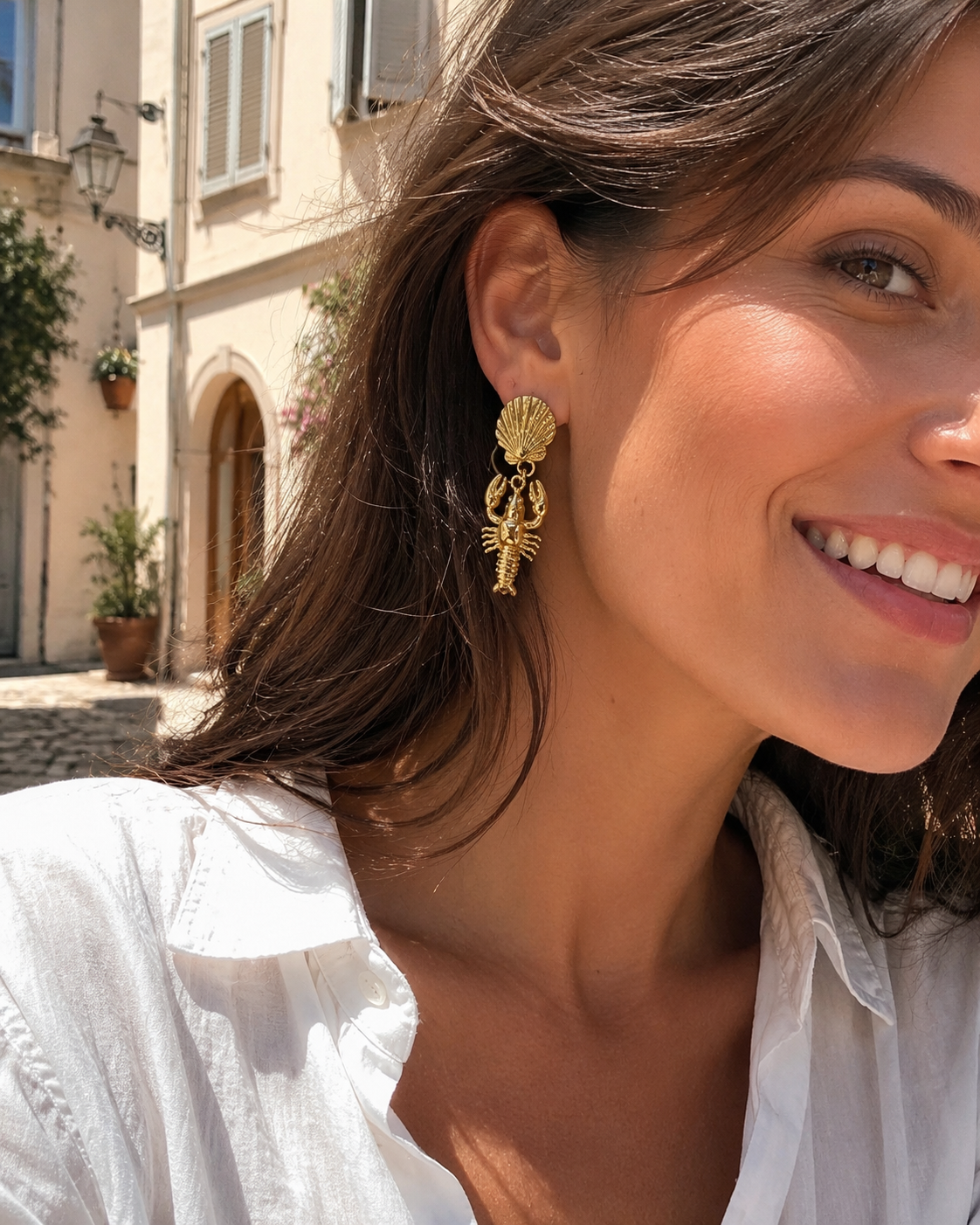 Boucles Homard Doré