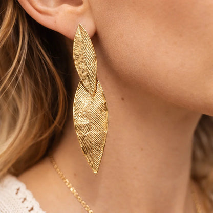 Boucles Feuillage Femme