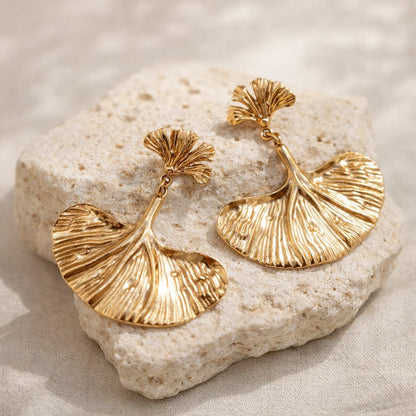 Boucles Feuilles Ginkgo
