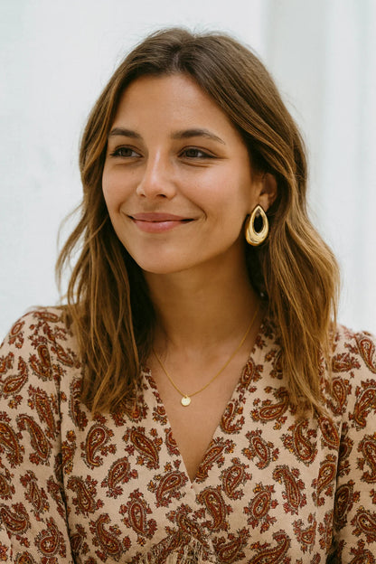 Boucles Sculpturales Dorées