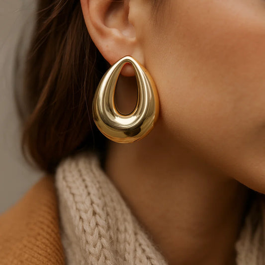 Boucles Sculpturales Dorées