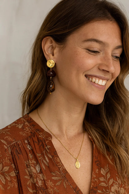 Longues Boucles Marron