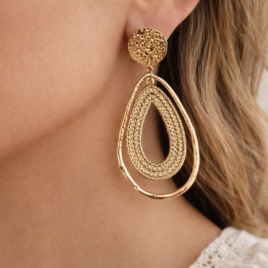 Boucles Goutte Martelées