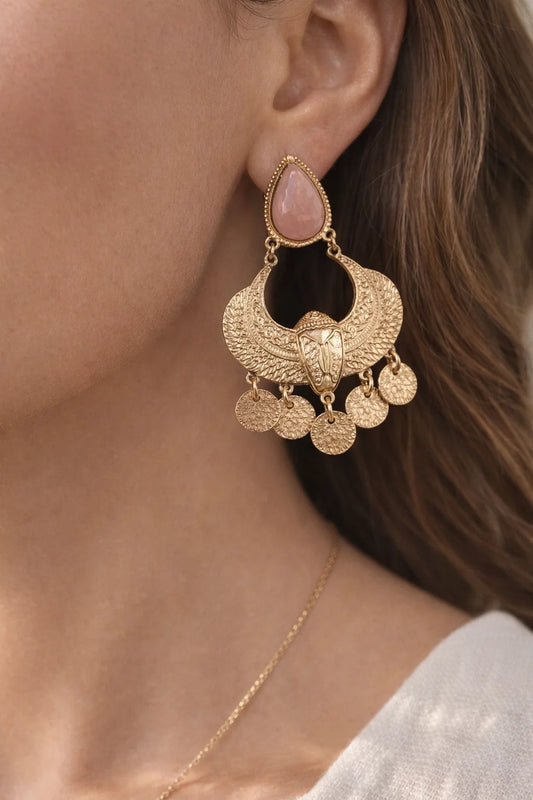 Boucles Scarabée Bohème