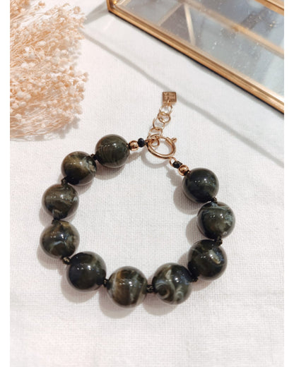 Bracelet Perles Marbré