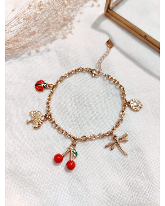 Bracelet Breloque Cerise
