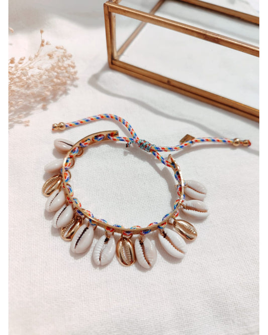 Bracelet Multi Coquillage Doré
