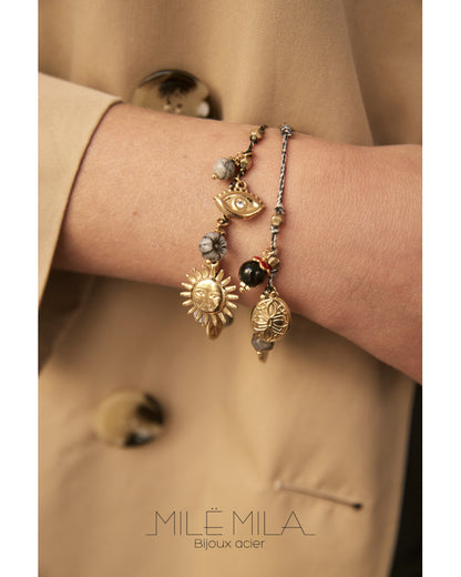 Bracelet Breloques Soleil