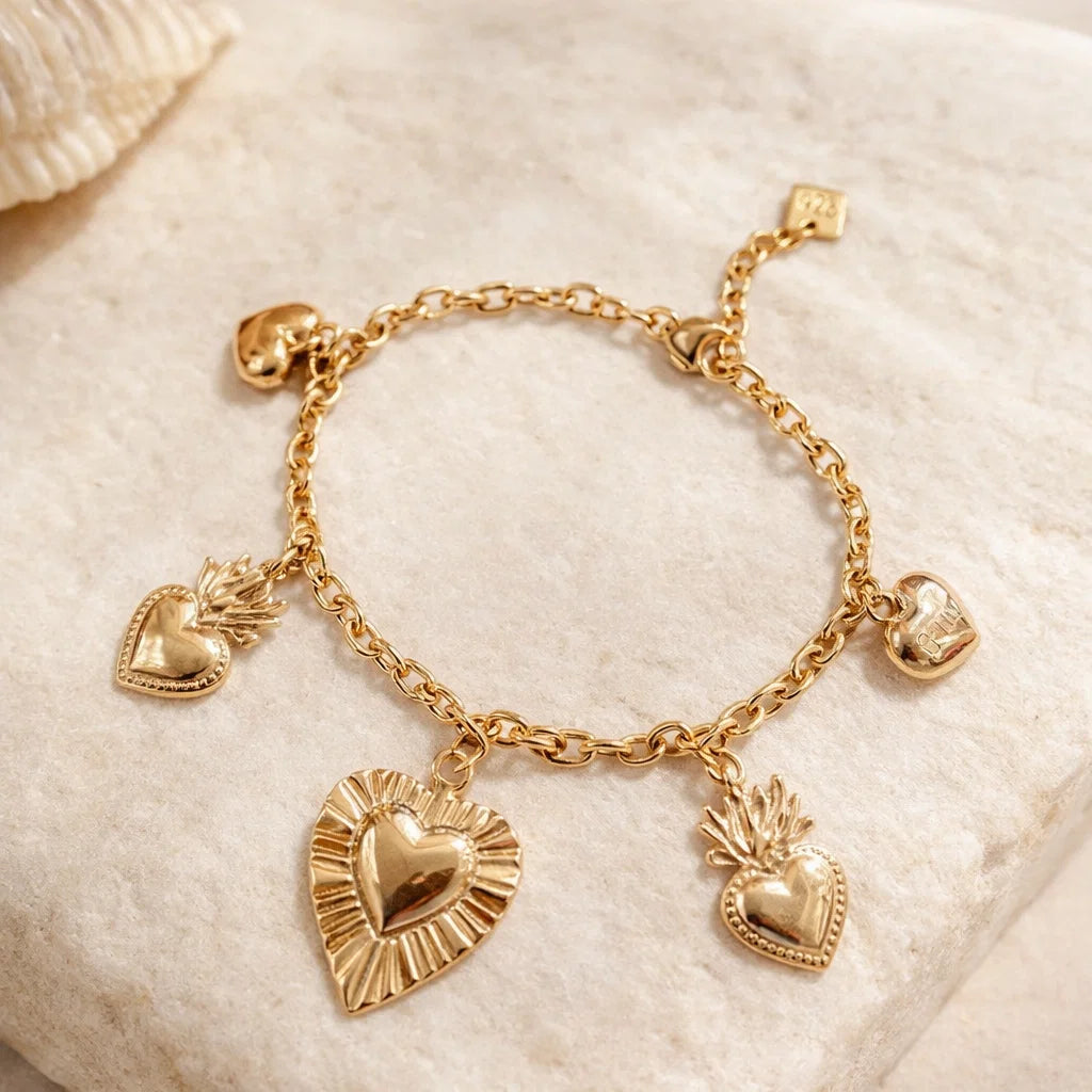 Bracelet Cœurs Ex-Voto