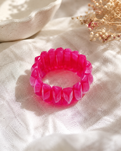 Bracelet Résine Coloré