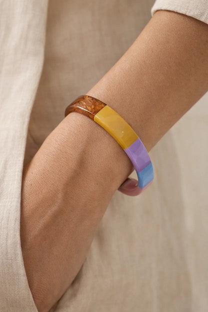 Bracelet Résine Colorée