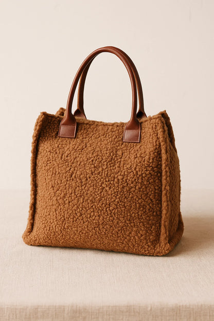 Sac Cuir Bouclette