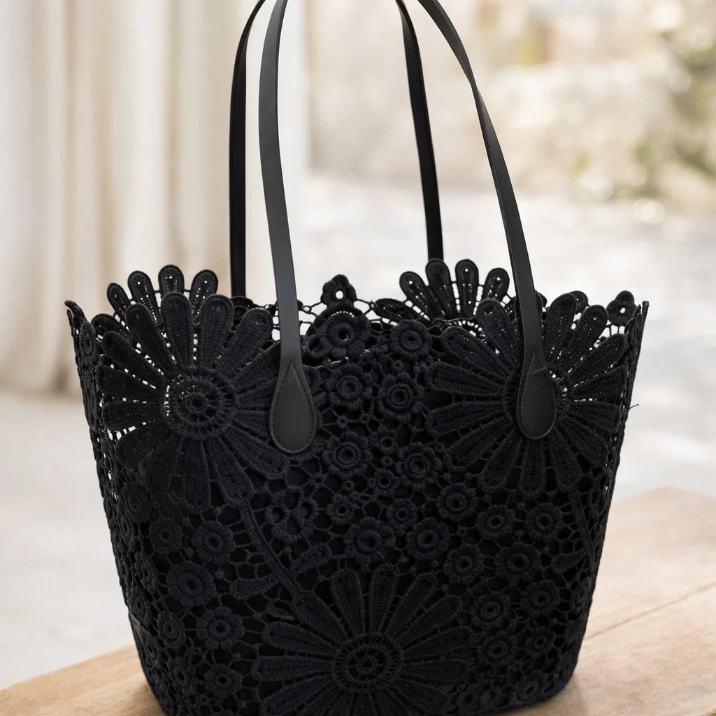 Cabas Dentelle Fleurie