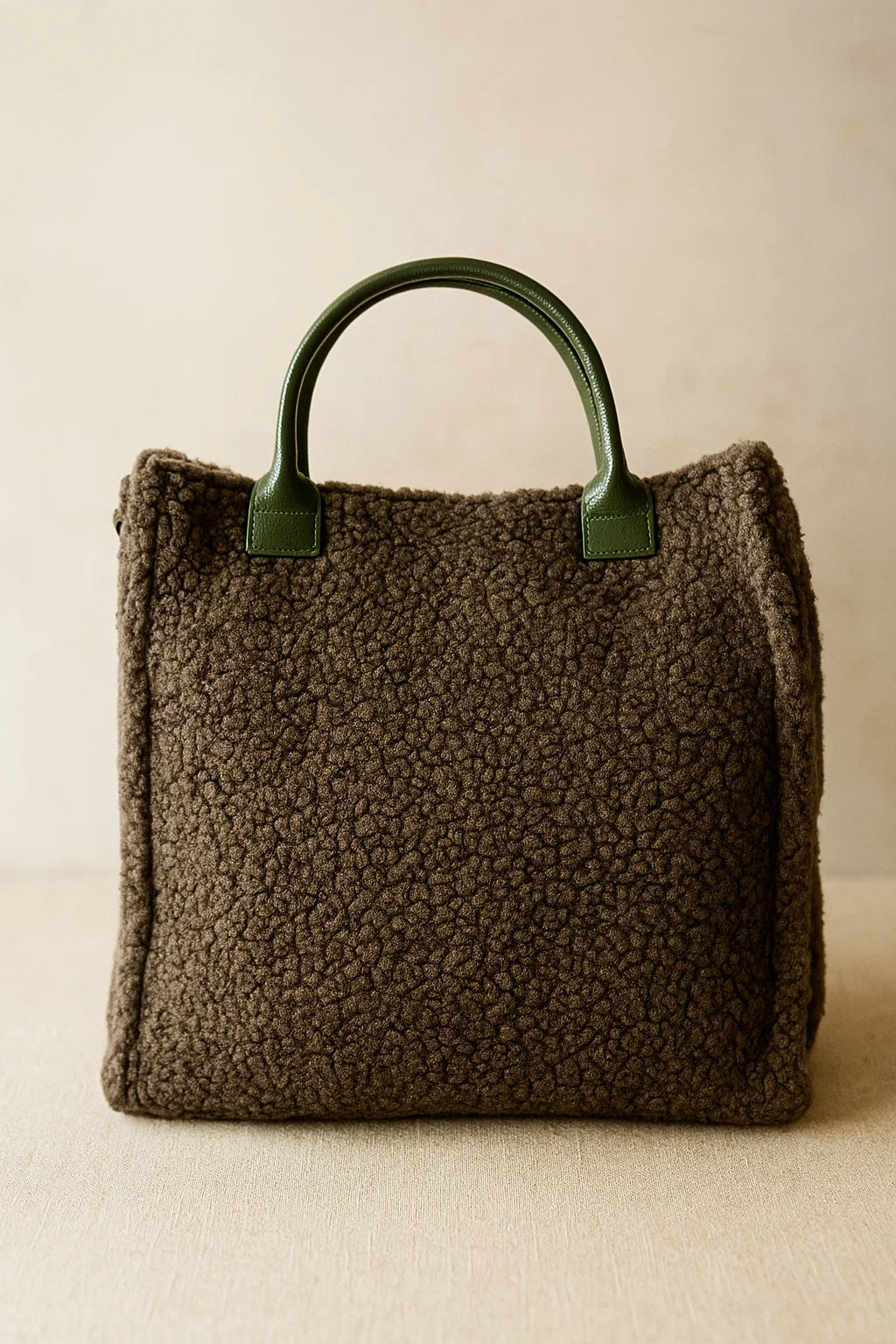 Sac Cuir Bouclette
