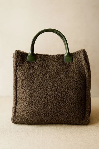 Sac Cuir Bouclette