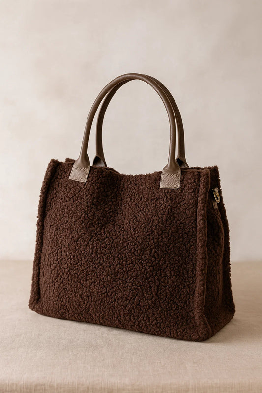 Sac Cuir Bouclette