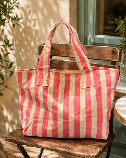 Sac Cabas Rayé Été