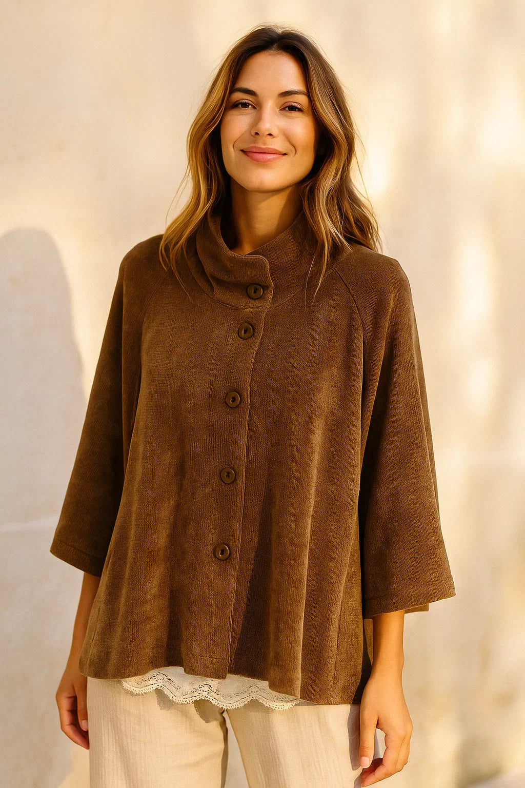 Cape Ample en velours