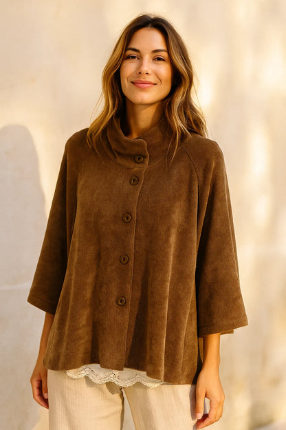 Cape Ample en velours